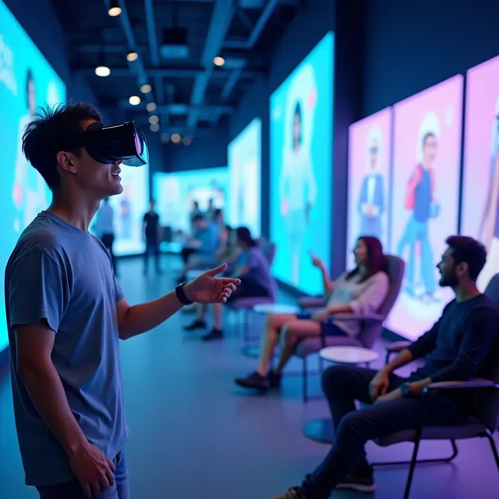 Modern office environment